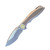 TwoSun TS578 Titanium/Carbon Fiber Handle K110 Plain Edge (TS578-K110-CF)