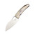 TwoSun TS376 Titanium Color Handle M390 Plain Edge (TS376-M390-Color)