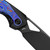 Kizer Topsail Titanium/Timascus Black/Purple (Ki3735A2)