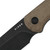 Kizer Drop Bear Fix Norplex UltreX Micarta Brown (1093A2)