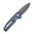 CIVIVI Mini Shakan Ripple Patterned Aluminum Blue (C20052F-DS1)