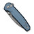 CIVIVI Mini Shakan Ripple Patterned Aluminum Blue (C20052F-DS1)