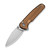 CIVIVI Mini Shakan Ripple Patterned Aluminum Coyote Brown (C20052F-3)