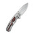 WE Corwyn Polished Titanium with Lava Flow Fat Carbon Fiber Inlay (WE24088-4)