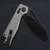 Kunwu Pulsar XL Diamond Texture Ti Beadblast Grey DLC Blade (X705XL-T3) half back