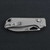 Kunwu Pulsar Diamond Texture Ti Beadblast Grey (X705T-5) closed clipside