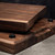 Hazaki Cutting Board Walnut 21 x 15 x 2" (HAZ44-L-BLOCK-WAL) bottom