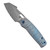 Kansept Orlok Blue Anodized Titanium Micro Rock Texture (K2111A5)