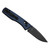 Kizer Aegis Aluminum Blue (V3774A3)
open clipside