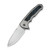 WE Knife Co Starlash Titanium Grey Arctic Storm FatCarbon Fiber Inlay (WE23011D-2)
