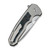 WE Knife Co Starlash Titanium Grey Arctic Storm FatCarbon Fiber Inlay (WE23011D-2)
closed clipside