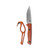 Benchmade SlipRidge Fixed Blade Combo Rust Orange G10 (15650-01-COMBO) combo