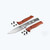Benchmade SlipRidge Fixed Blade Rust Orange G10 (15650-01) parts