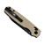 Kizer Pokiman CS Aluminum Tan (V3789A6)
closed clipside