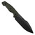 Kunwu Stiffy G. Micarta Olive Green Teflon Coated Blade (F712-GN-1)
profile