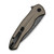 CIVIVI Button Lock Kitefin Aluminum Grey Damascus Clad (C24091-DS1)
closed clipside