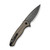 CIVIVI Button Lock Kitefin Aluminum Grey Damascus Clad (C24091-DS1)
open clipside