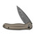 CIVIVI Button Lock Kitefin Aluminum Grey Damascus Clad (C24091-DS1)
half