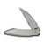 WE Knife Co Fluxor Titanium Polished Bead Blasted Damasteel (WE23071-DS1)
half