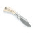 Finch Knife Co Snub Nose Mother of Pearl (SN700) open clipside