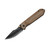 Kizer Harpoon Fold Titanium Norplex UltreX Micarta Brown (Ki4784A4)