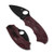 Spyderco Meerkat Lightweight Burgundy Black Blade (C64BGBKP)
