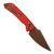 Tenable Fenrir Rose Gold Nitro V Red Aluminum (T1034V17) open back