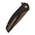 Kansept Accipiter Black Aluminum Fish Scale (T1007F6)
closed clipside