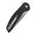 Kansept Accipiter Twill Carbon Fiber G10 Black (T1007F2) closed clipside