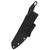 QSP T-Cook Burlap Micarta Brown Glow Black (QS172-C2) in sheath