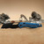 Vosteed Kroc 329 Blue Aluminum Topo G10 Inlay (A1811) lifestyle