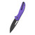 Bestechman Whalefin G10 Purple (BMK18F) open clipside