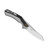 Kizer Draca Aluminum Carbon Fiber Black Green (Ki4751A1) open clipside