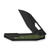WE Inceptus Titanium Black Green/Black Carbon Fiber Inlay (WE25017-3) half open