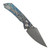 Kansept Fenrir Titanium Lightning Strike (K1034V10) open clipside