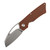 Tenable Goblin L Micarta Brown (B3016A4) open
