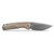 Vosteed Psyop 299 Micarta Natural (A2229) open clipside