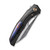 WE Knife Co Ignio Titanium Black Damasteel Mystery Box (WE22042B-DS1 MB) closed clipside