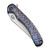 WE Knife Co 12th Anniversary Limited Edition Dracarys Flamed Titanium (WE25061B-3) closed