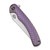 WE Knife Co 12th Anniversary Limited Edition Dracarys Titanium Purple (WE25061B-2) closed