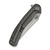 WE Knife Co 12th Anniversary Limited Edition Dracarys Titanium Grey (WE25061B-1) closed clipside