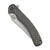 WE Knife Co 12th Anniversary Limited Edition Dracarys Titanium Grey (WE25061B-1) closed