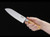 Boker Germany Damast Olive Santoku Knife (130437DAM) in hand
