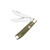 Boker Germany Tree Brand Trapper Canvas Micarta Green (110888) open