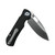 Kunwu Compact Verta Excalibur Carbon Fiber Black (B709C-CF2A) half clipside