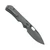Kunwu Compact Verta Excalibur Titanium Orange Peel Texture (B709C-T2S) open clipside