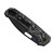 Kizer Outposter Vortex Pattern Micarta Black (V3802BDA2) closed clipside