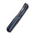 WE Knife Co Dressytak Skeletonized Titanium Blue (WE25059B-2) frame closed
