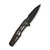 WE Knife Co Dressytak Skeletonized Titanium Bronze (WE25059B-1) open clipside