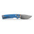 Vosteed Porcupine ModSwap Micarta Blue (A3105) open clipside